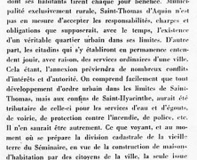 «Annexion d’une parcelle de territoire de Saint-Thomas»