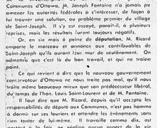 «Théo. Ricard travaille à Ottawa et il obtient des résultats»