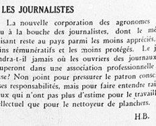 «Et les journalistes»