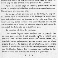 «L’honorable Maurice Duplessis et la situation de l’électricité»