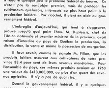 «Pourquoi le gouvernement fédéral détient-il tant de beurre?