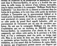 «Les grandes richesses du Nouveau-Québec»