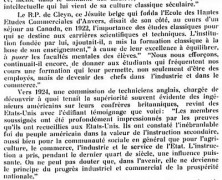 «La formation classique et les affaires (suite et fin)»