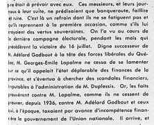 «Finances saines et prospérité avec l’Union nationale»