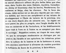 «La haute valeur agricole de la région maskoutaine»