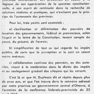 «L’honorable Maurice Duplessis fut à Ottawa la figure dominante»