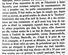 «L’épineux problème de l’électricité»