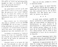 «La route trans-canadienne, dans la région de Saint-Hyacinthe , ne peut se justifier»