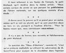 «Réflexions sans malice»