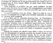 «Le péril soviétique»