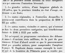 «Le gouvernement s’occupe des chemins d’hiver»