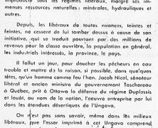 «M. Lionel Chevrier et ses projets de chemins de fer»