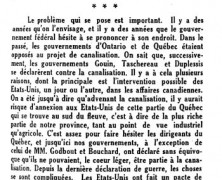 «La canalisation du Saint-Laurent»