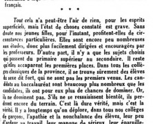 «Jeunes filles vs garçons»