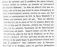 «Le gouvernement fédéral et les oeuvres de paix»