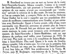 «La visite de M. Perreault»