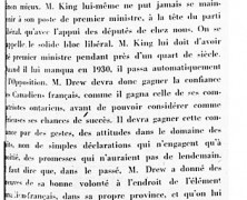 «L&rsquo;honorable George Drew, nouveau chef du parti conservateur»