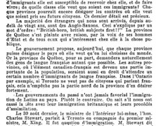 «Encore l&rsquo;immigration»