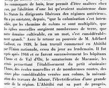 «L’Union nationale et son action en Abitibi»