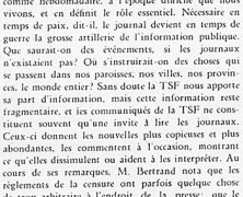 «Les journaux et la guerre»