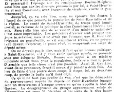 «Parlant de M. L. J. Gauthier»