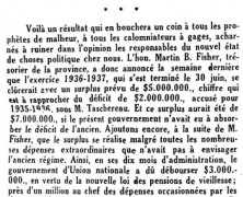 «Finances provinciales»