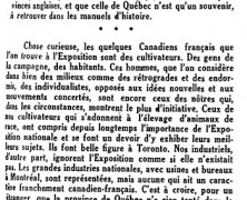 «Le Québec ignoré»