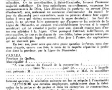 «Et à Saint-Hyacinthe?»