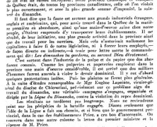 «Une correspondance»