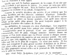 «Le ridicule concours»