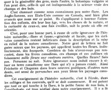 «Pour la botanique»