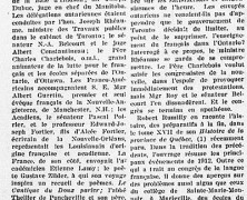 «Le premier congrès de la langue française»