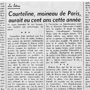 «Courteline, moineau de Paris, aurait eu cent ans cette année»