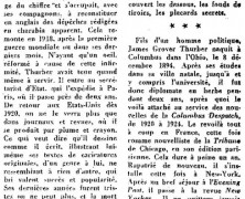 «L’humoriste américain James Thurber»