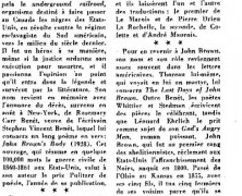 «De John Brown à Stephen Vincent Benét»