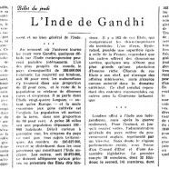 «L’Inde de Gandhi»