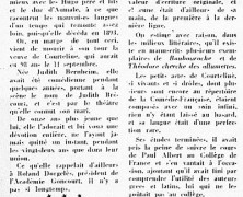 «La femme de Courteline vient de mourir»