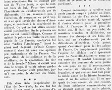 «Un consul sans diplomatie : l’écrivain J. Fenimore Cooper»