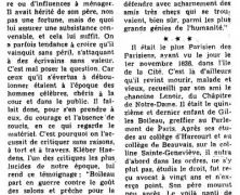 «Boileau ne fut pas l’homme guindé que l’on croit»