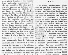 «Au temps de Mgr Lamy, au Nouveau-Mexique»