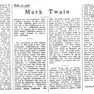 «Mark Twain»