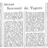 «Souvenir de Tagore»