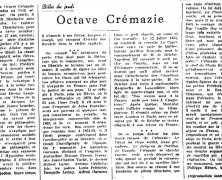 «Octave Crémazie»