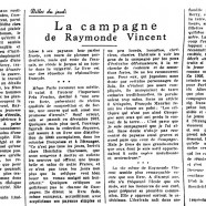 «La campagne de Raymonde Vincent»