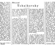 «Tchaikovsky»