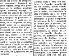 «Le Canada et son essor, vus par un Français»