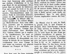 «Le dernier ouvrage de l’abbé Savard»