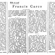 «Francis Carco»
