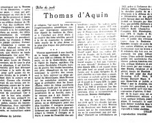 «Thomas d’Aquin»