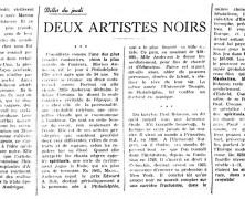 «Deux artistes noirs»